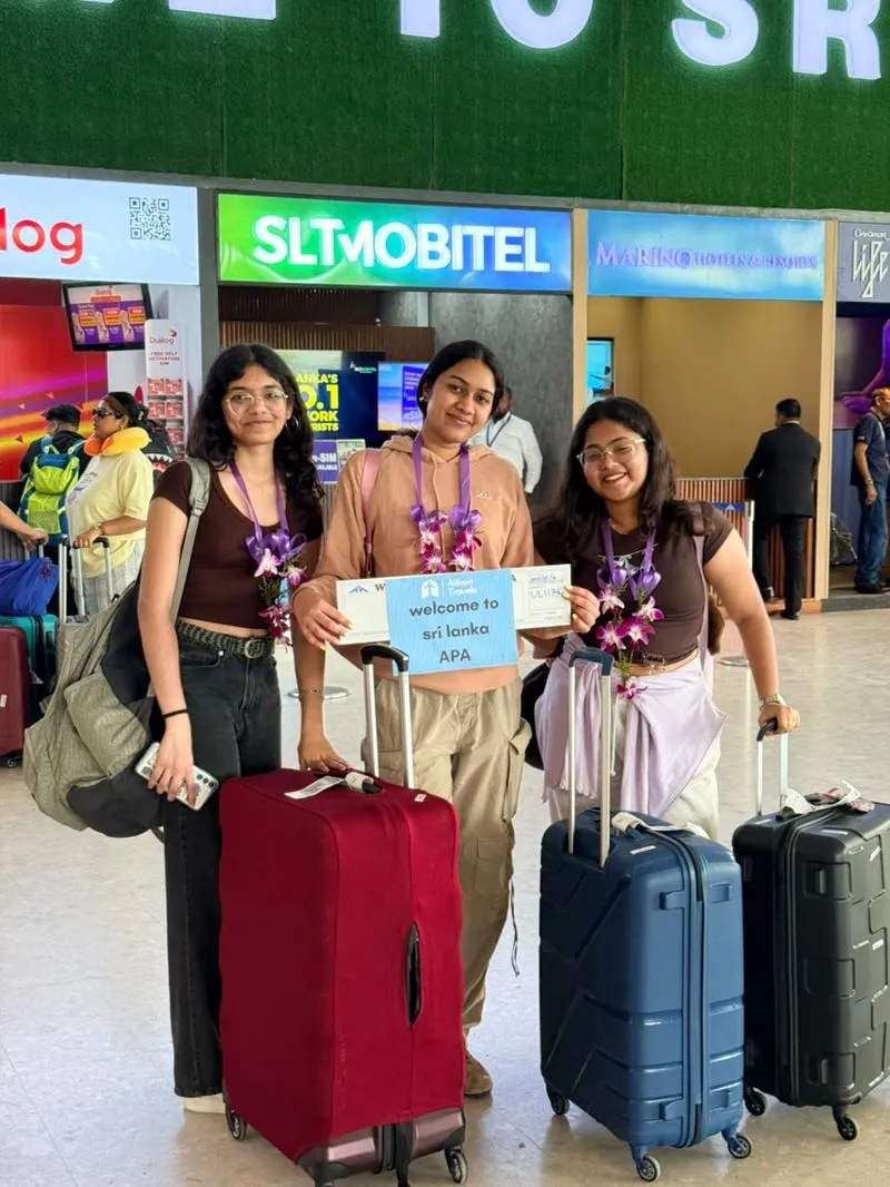 Welcome to Sri Lanka — Aitken Travels airport pickup with orchid garlands